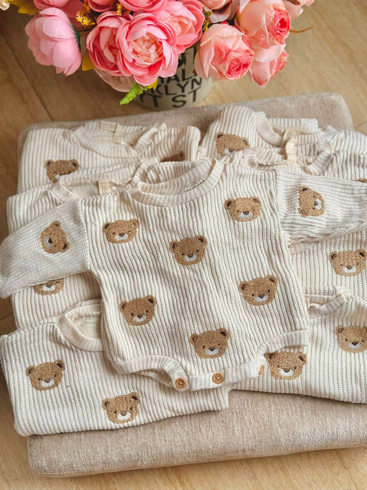 Bear Cardigan Romper