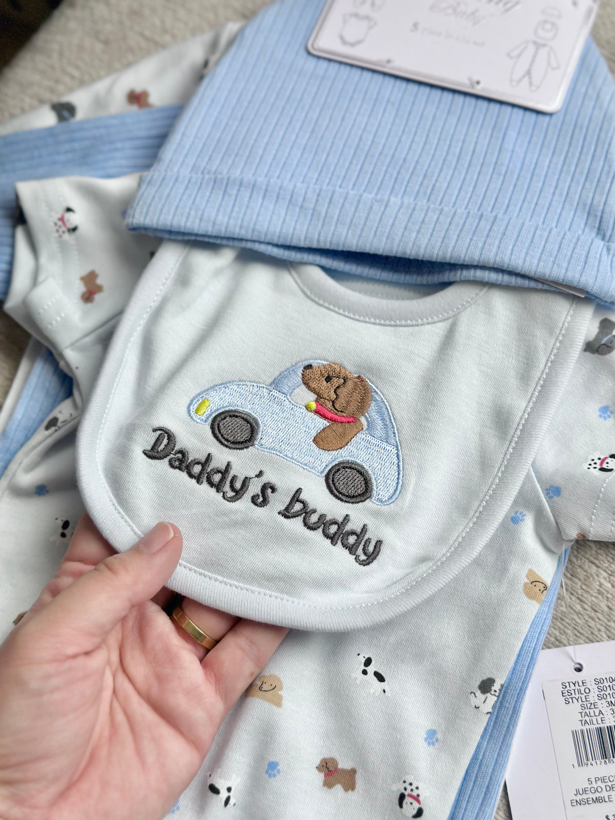 5pc Infant Set in Blue