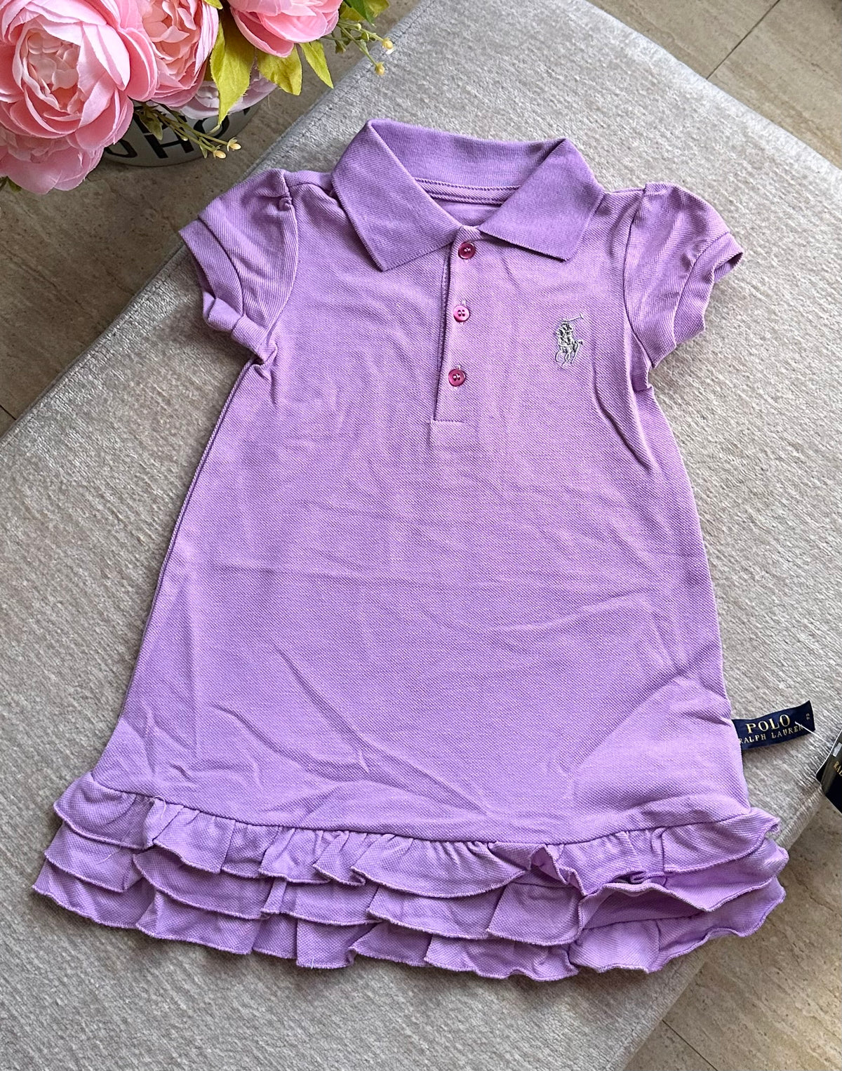 B3 RL Ruffles Dress - Purple