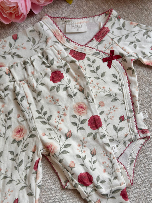 Picolette Pajama Set - Rose