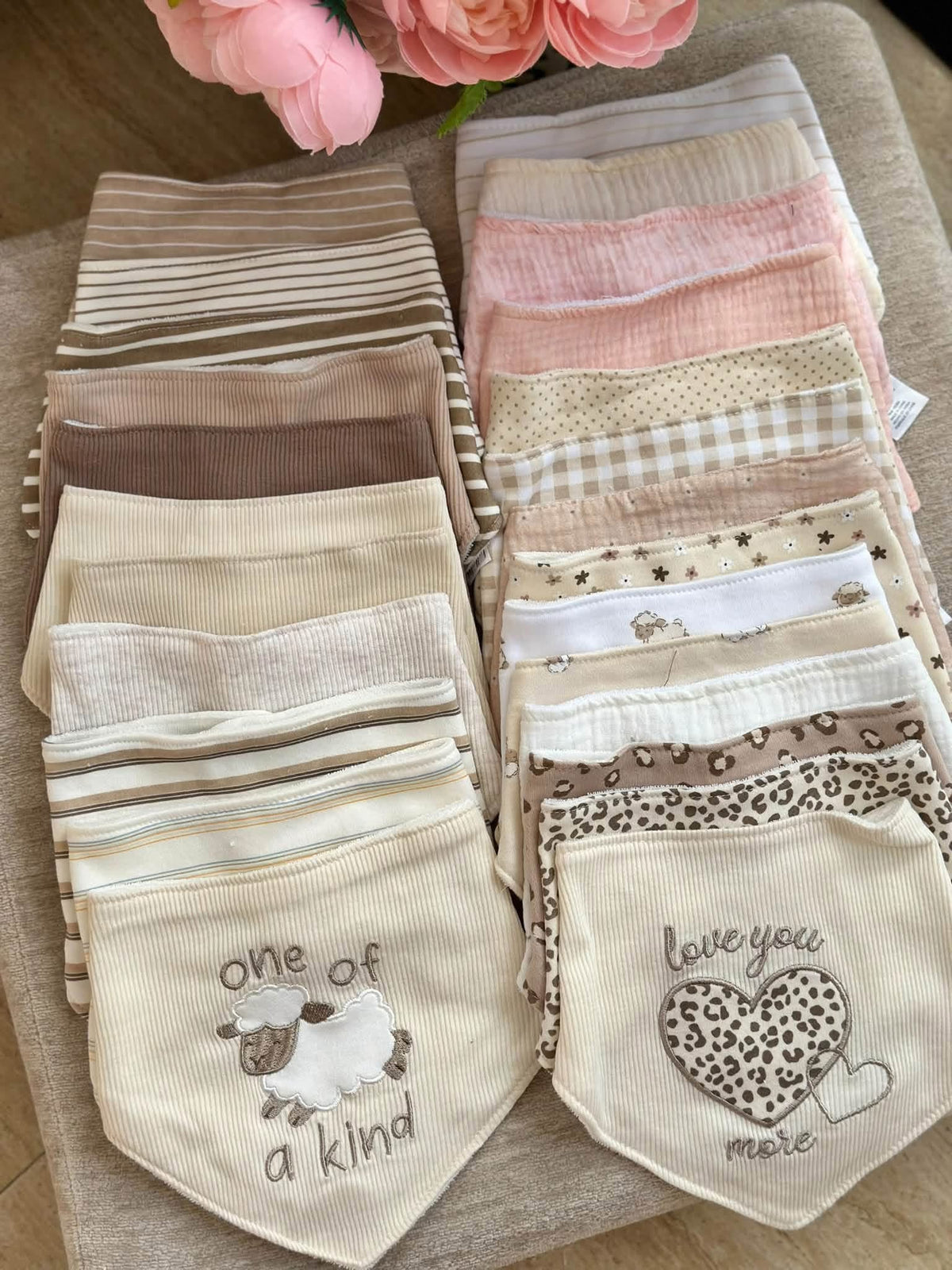 Infant Bibs and Burp Cloth