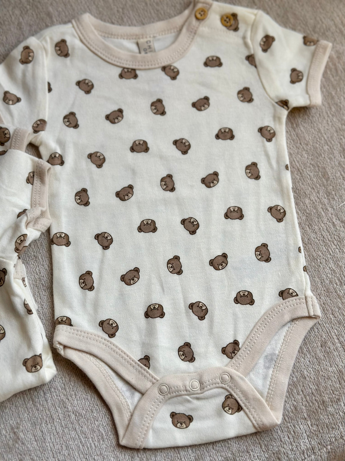 Chickpea Bears Onesie