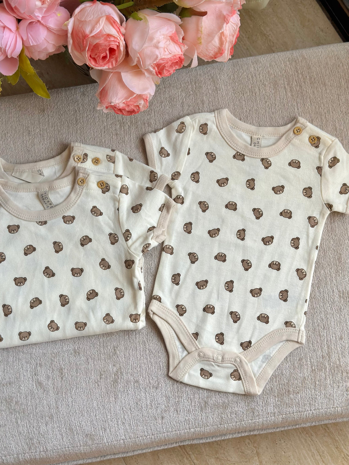 Chickpea Bears Onesie