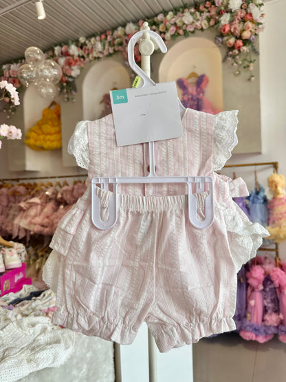 Gingham Summer Set Light Pink