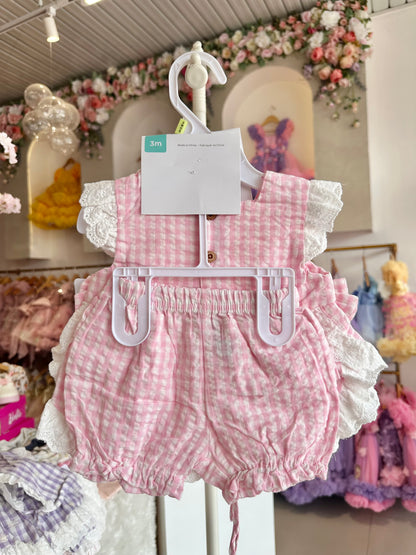 Gingham Summer Set Pink