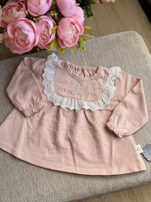 Cottoli Blouse - Nude Pink