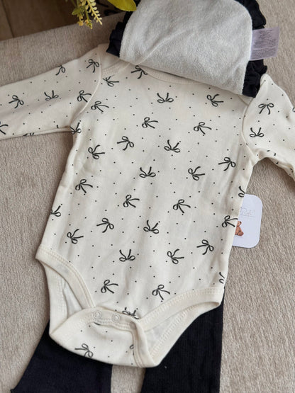 4pcs Onesies Set “Ribbon”