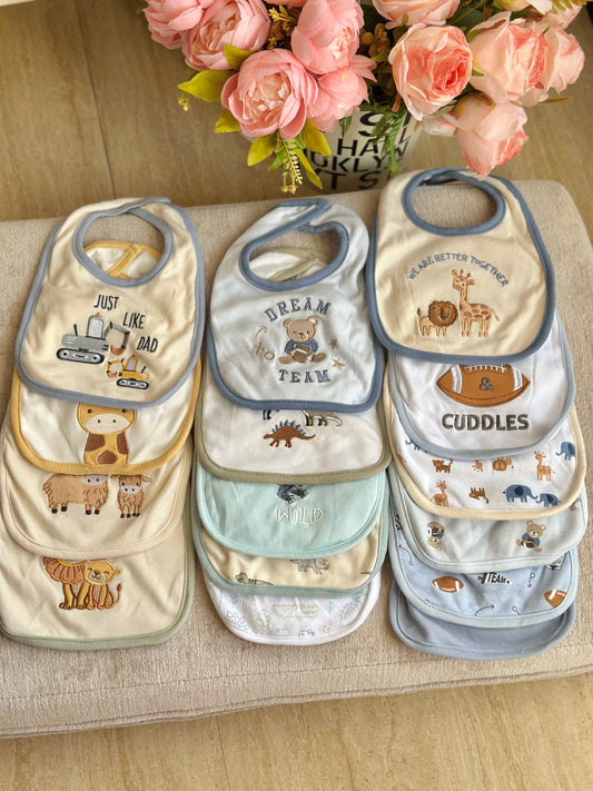 B3 Infant Bibs - Baby Boys