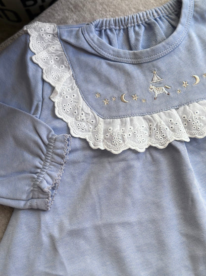 Cottoli Blouse -Light Blue