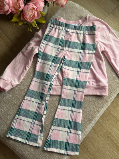 Btween Velvet Pajama Set - Christmas Tree