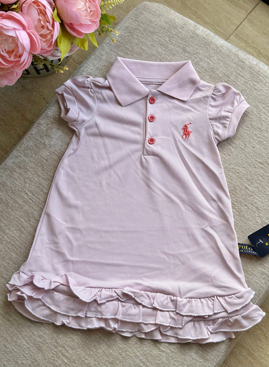 B3 RL Ruffles Dress - Primrose Pink