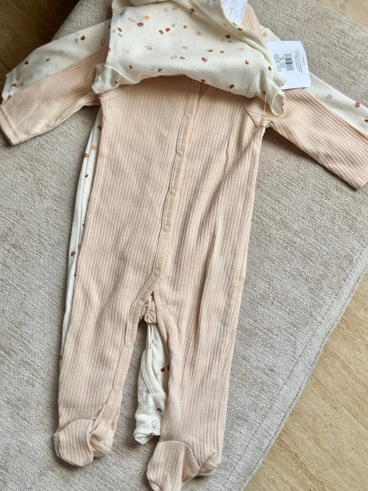 5pc Infant Set in Cream