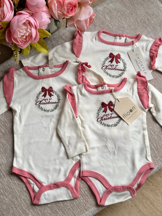 Chickpea Christmas Onesies