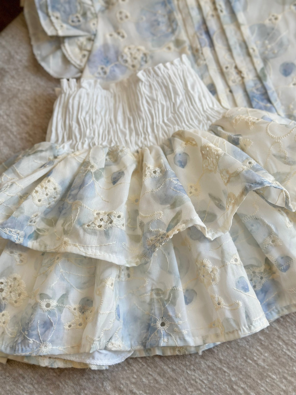 Floral Terno Blue