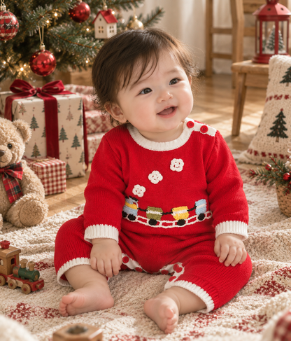 Christmas Knitted Jumpsuit