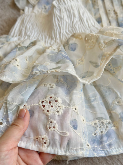 Floral Terno Blue