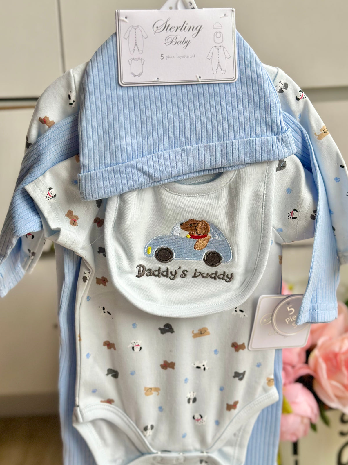 5pc Infant Set in Blue