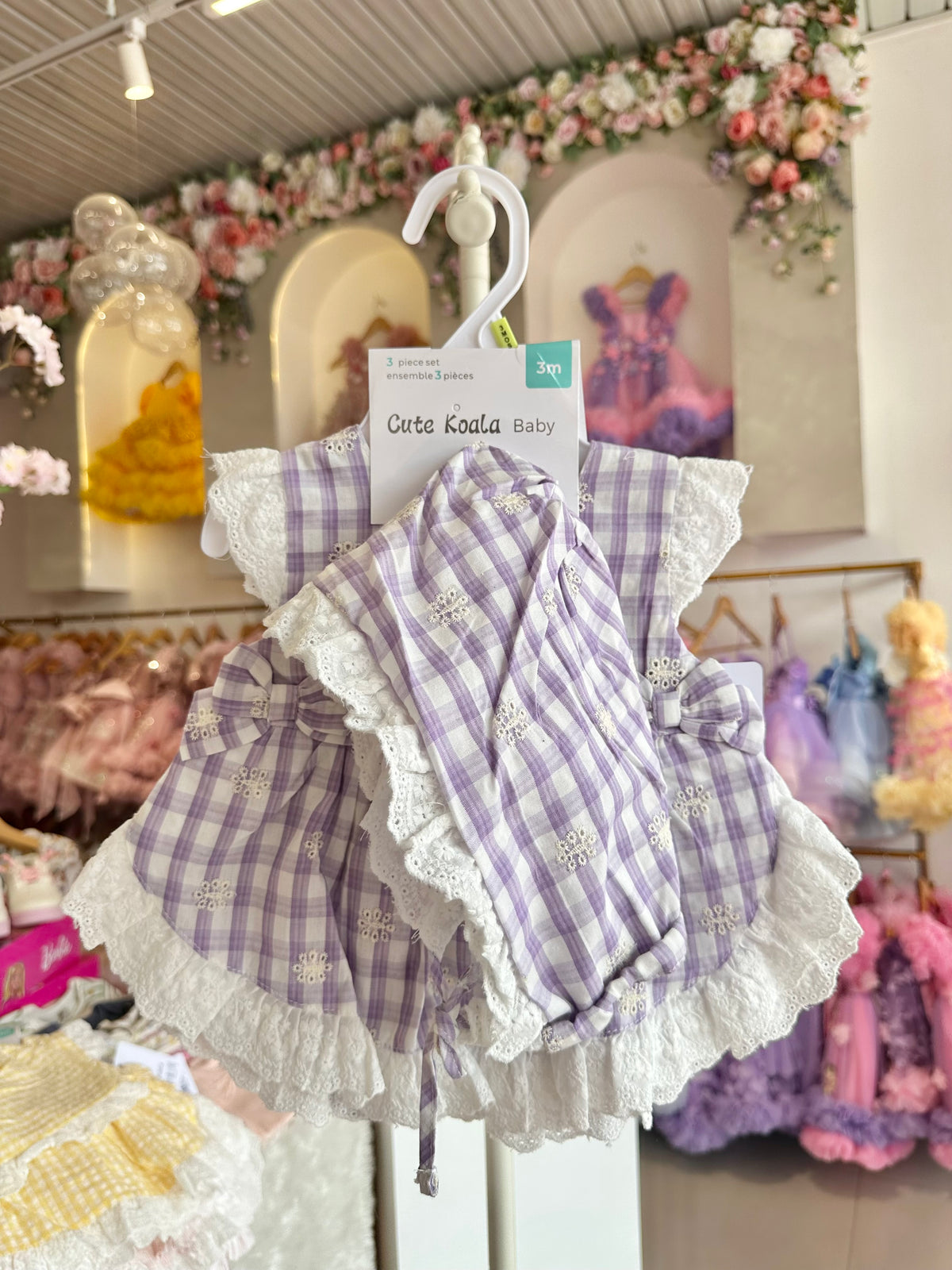 Gingham Summer Set Violet