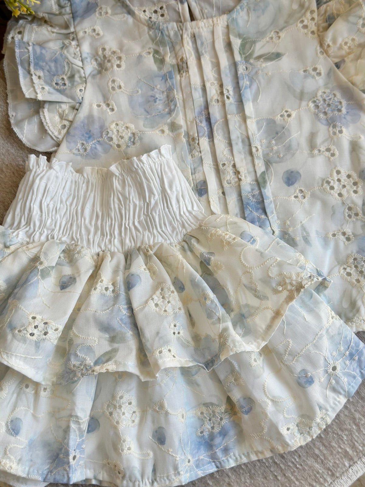 Floral Terno Blue