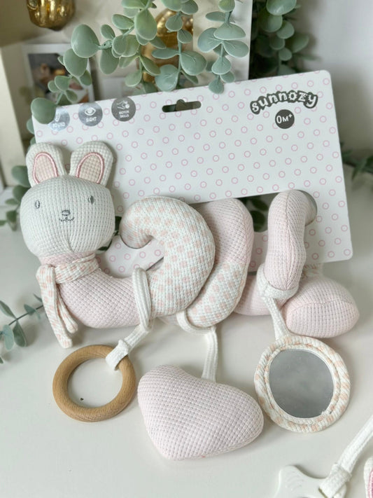 Music Hangging Pillow Toy - Pink