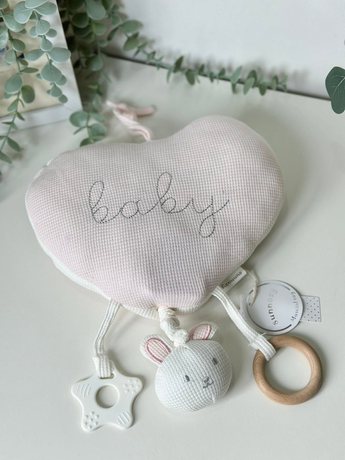 Music Hangging Pillow Toy - Heart