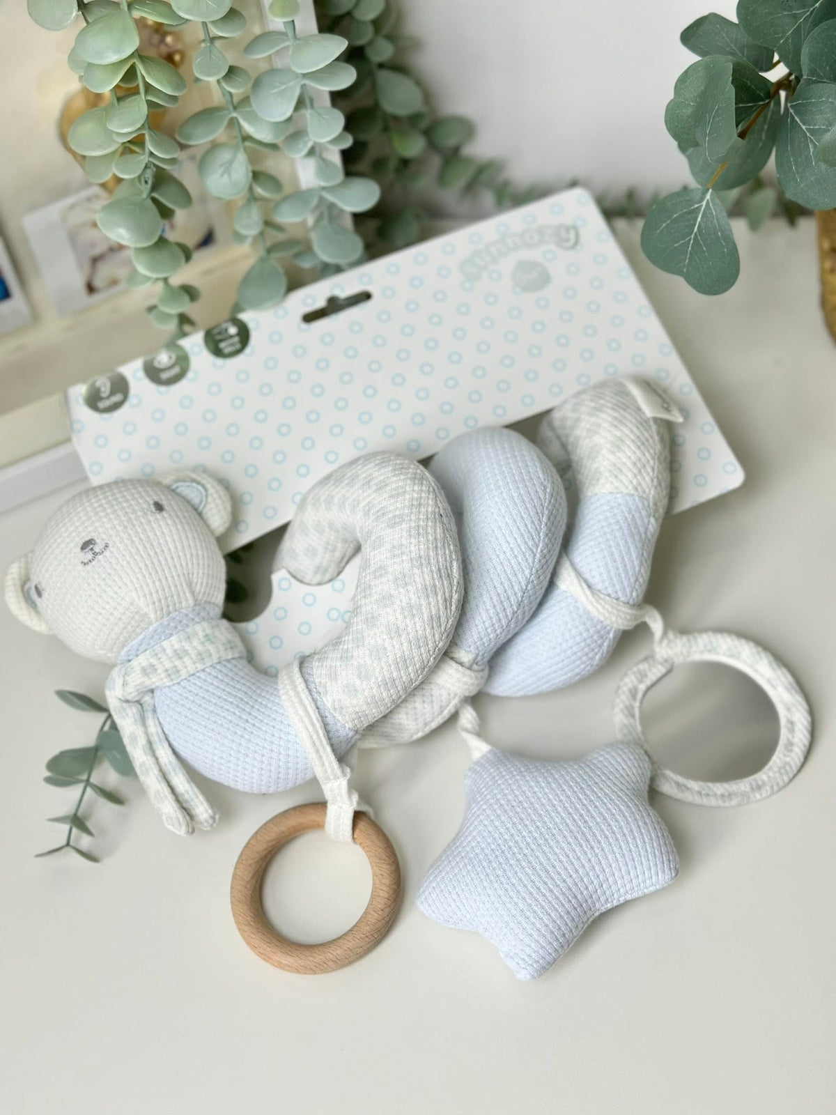 Music Hangging Pillow Toy - Blue