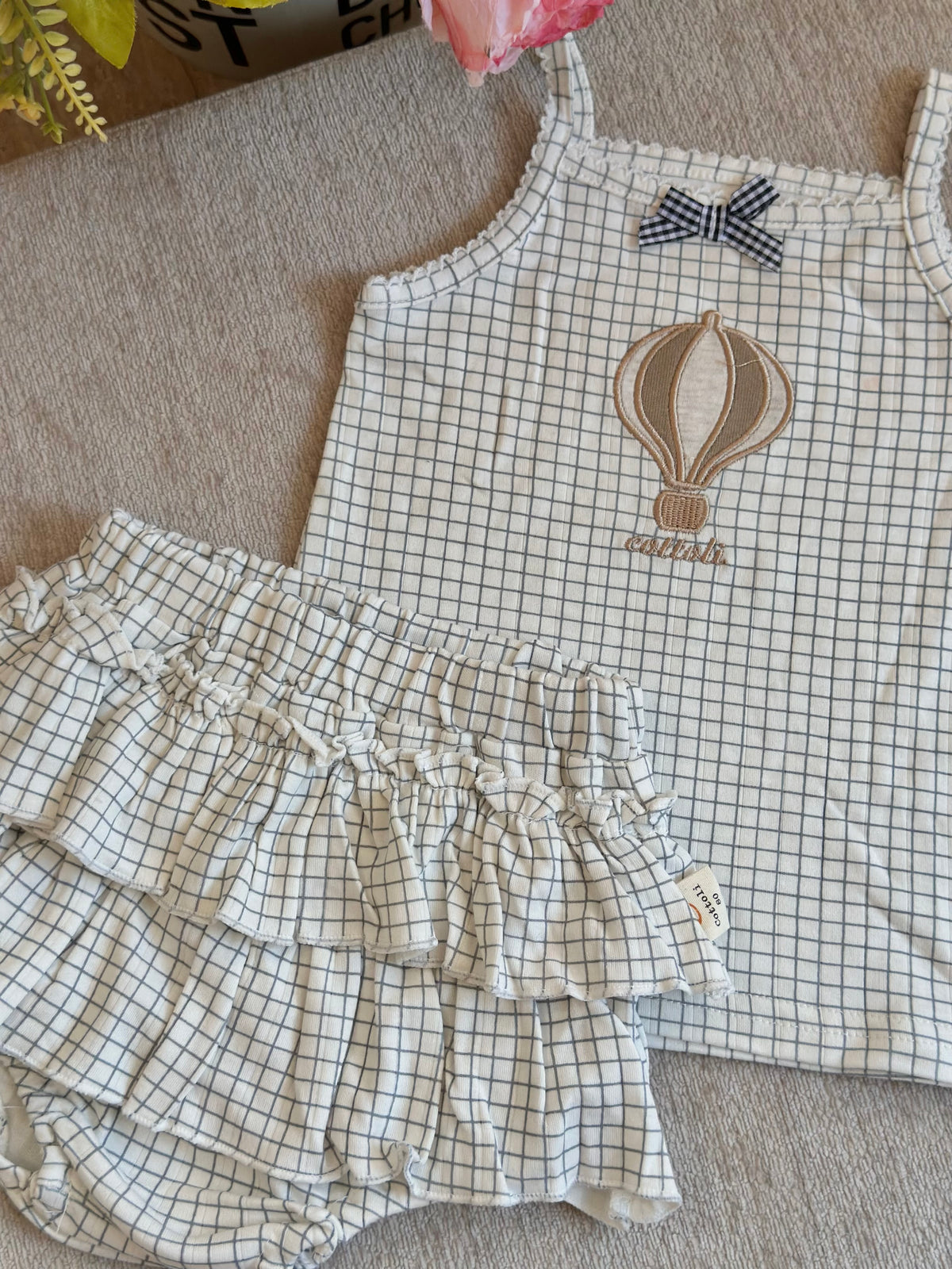 Cottoli 2pc Ruffles Set (with issue, SALE)