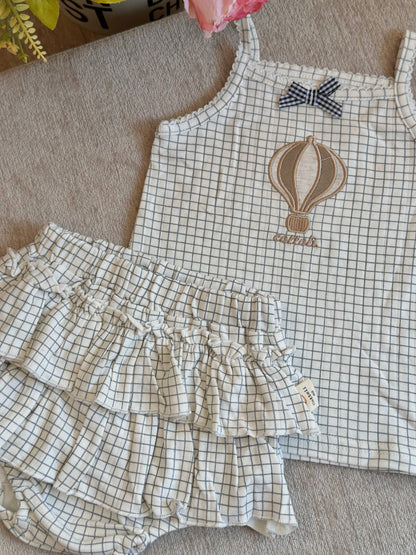 Cottoli 2pc Ruffles Set (with issue, SALE)