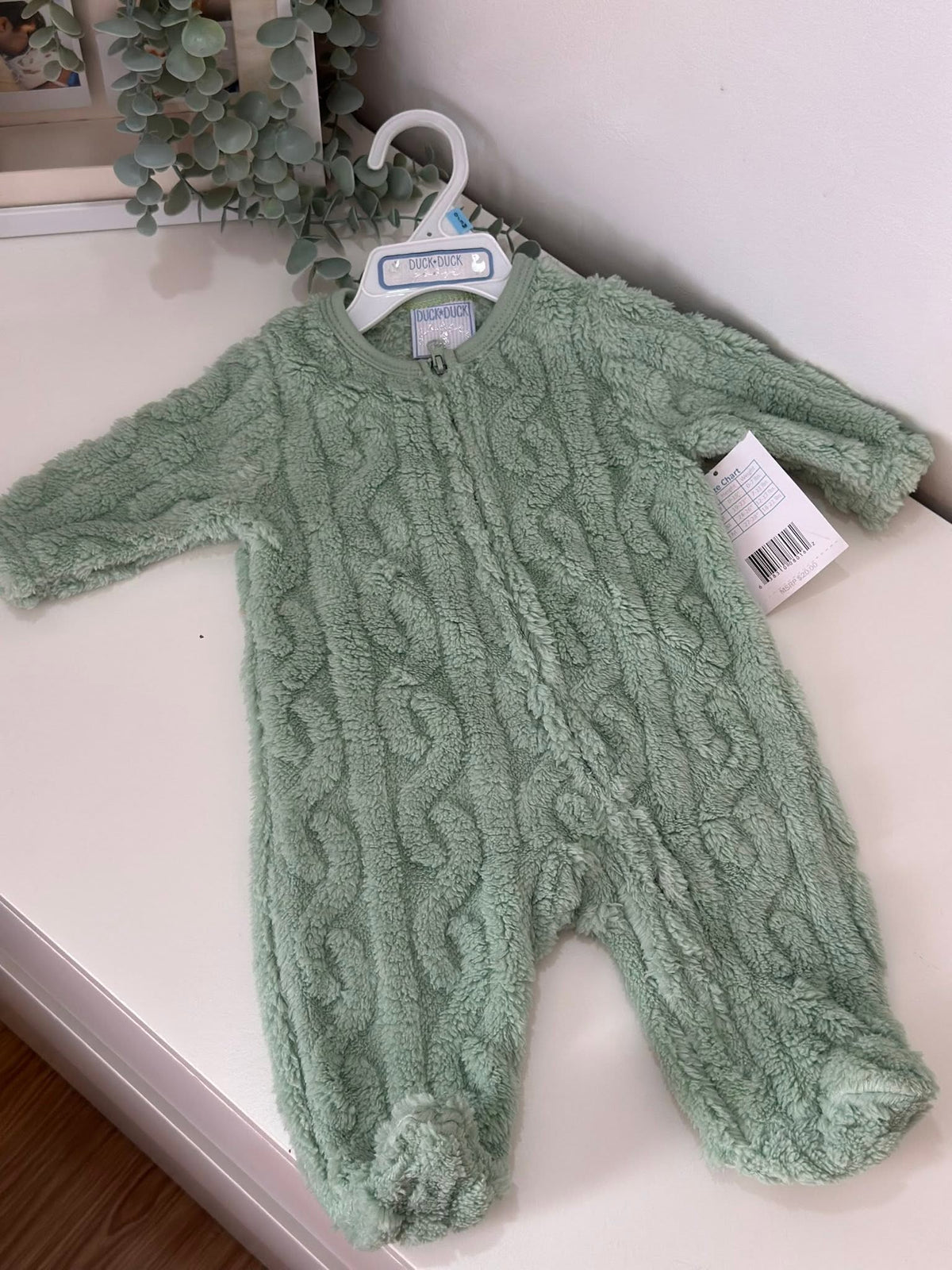 Fleece Frogsuit Green