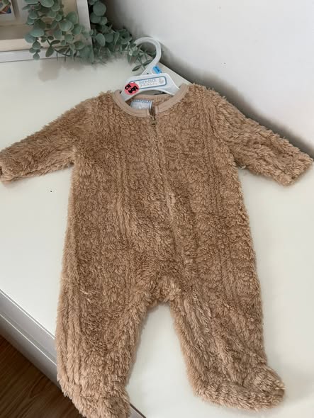 Fleece Frogsuit Brown