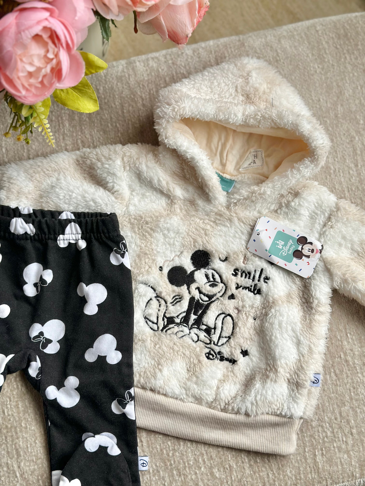Mickey Fleece Jacket with Footed Pants