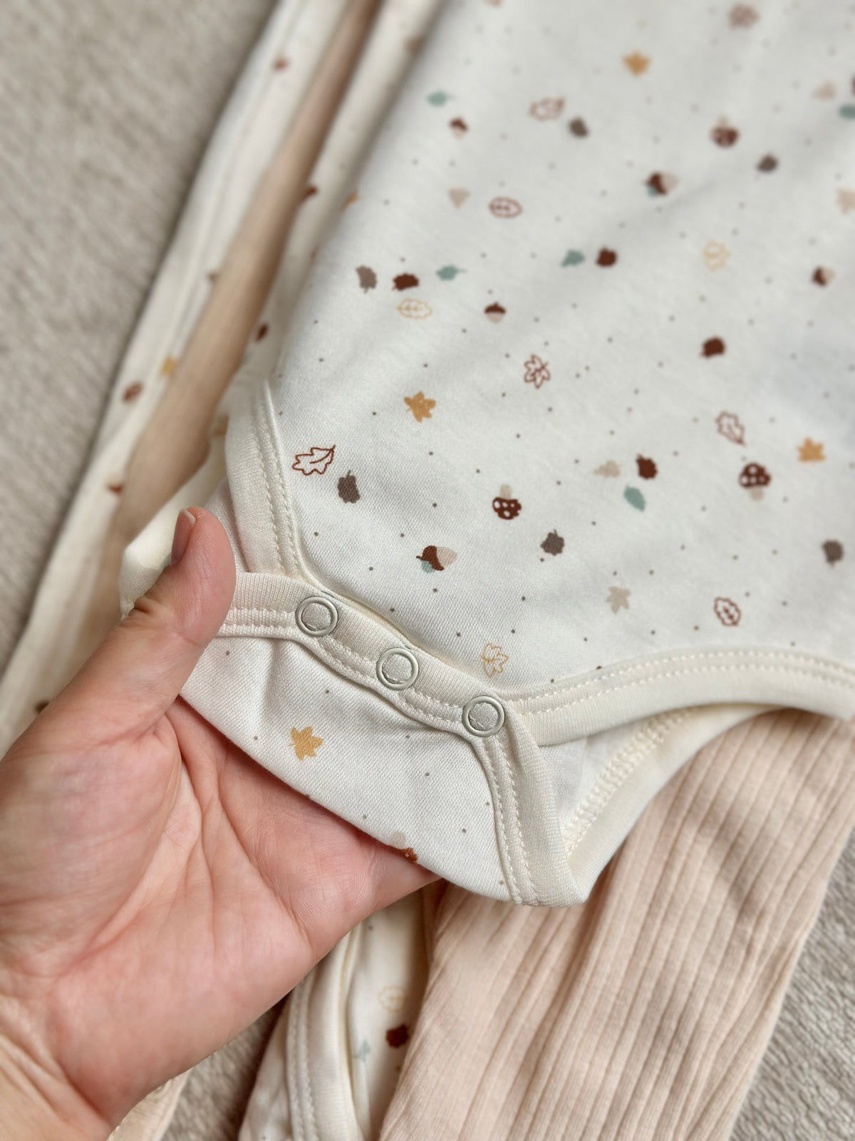 5pc Infant Set in Cream