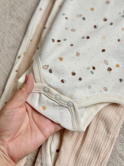 5pc Infant Set in Cream