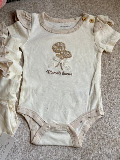 Chickpea “Mama’s Bestie” Onesie