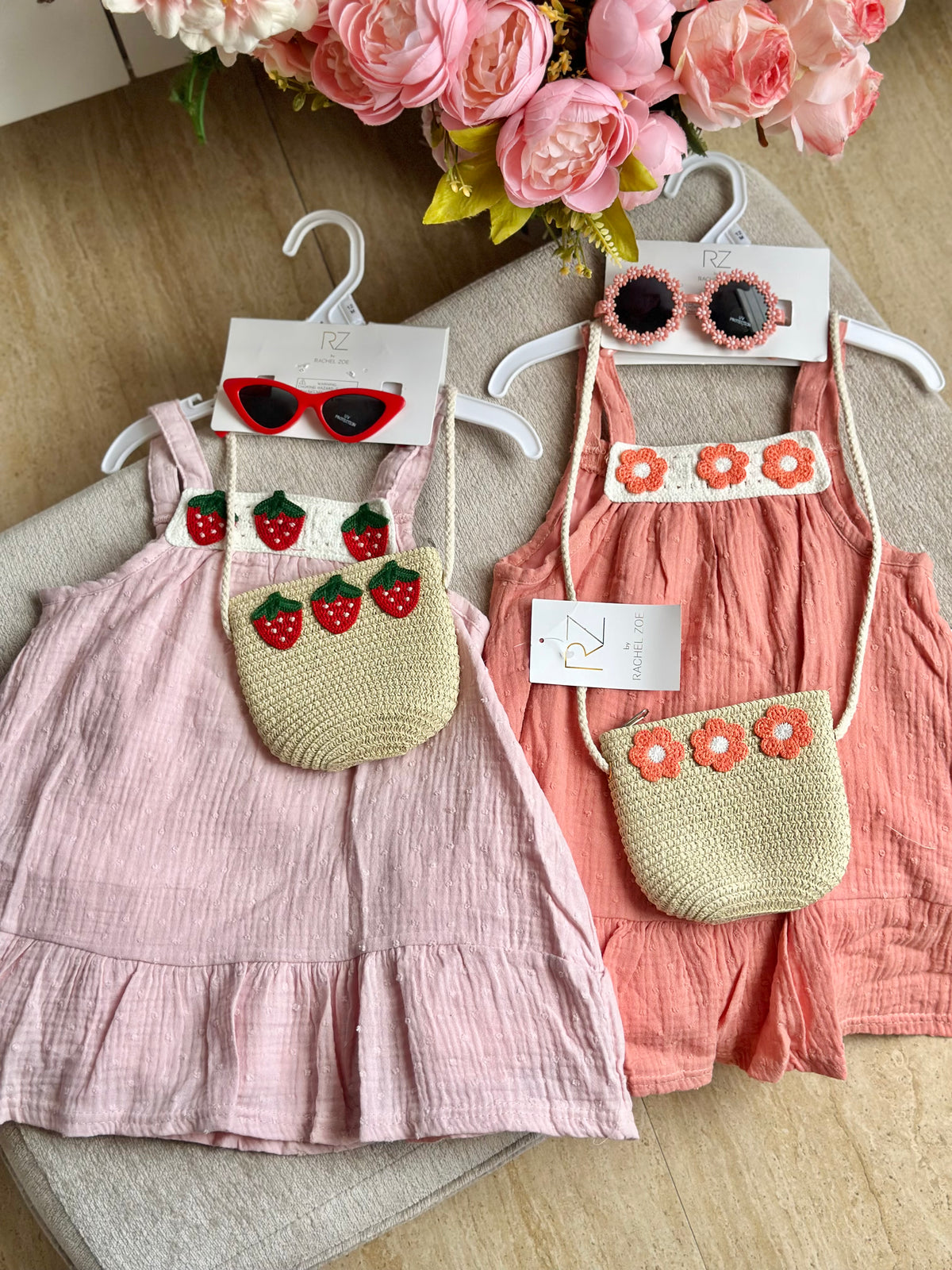 RZ Strawberry Summer Dress Set