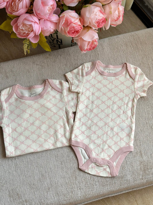 Luxe Threads Pink Onesie