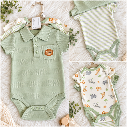 3pcs Onesie Set for Baby Boys
