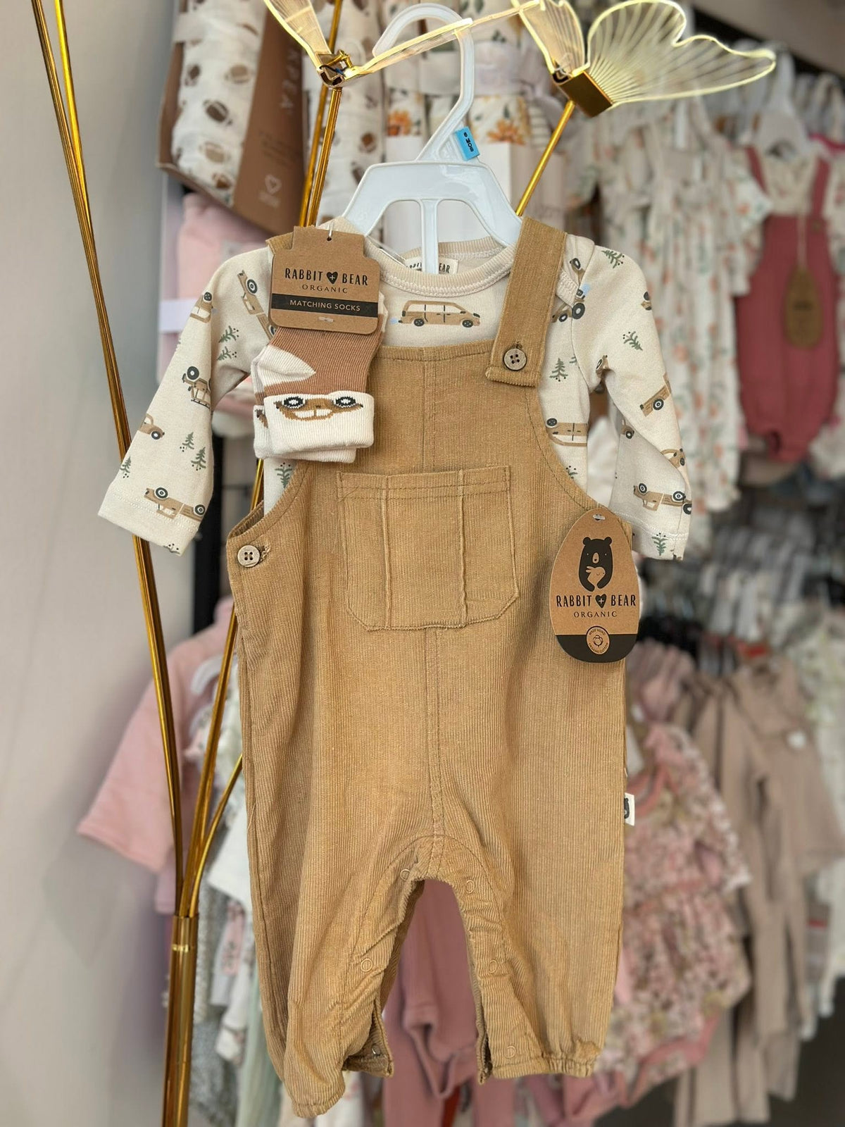 Rabbit Bear with Matching Socks -2