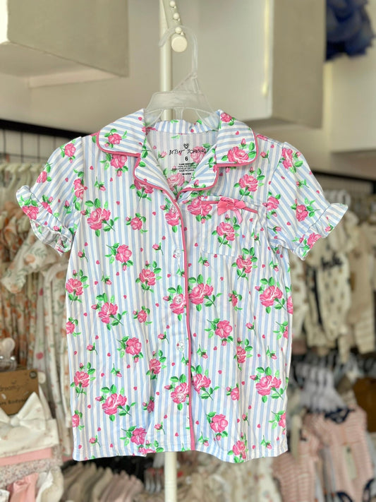 Cutesy Kids Shorts Sleepwear Floral