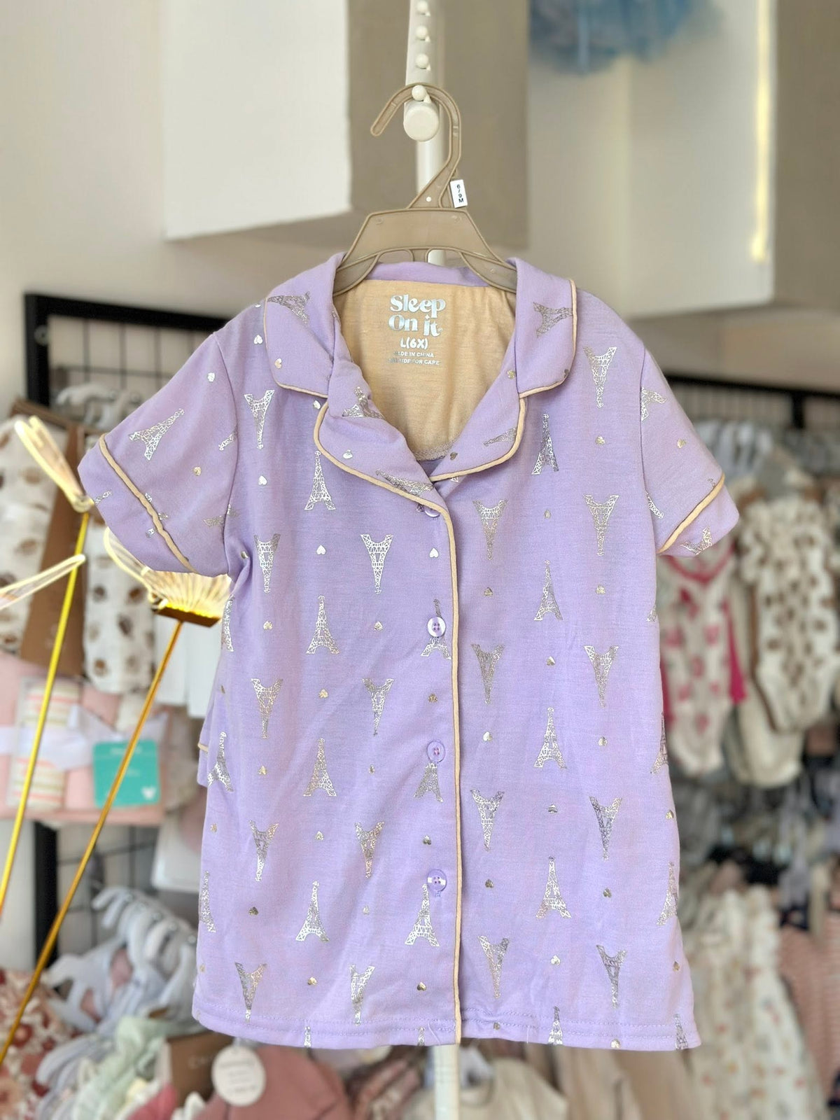 Cutesy Kids Shorts Sleepwear Violet