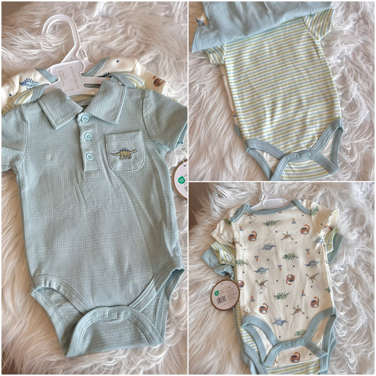 3pcs Onesie Set for Baby Boys