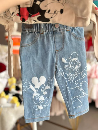 Mickey Jacket and Denim Pants