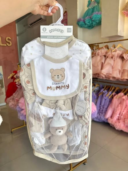 Sunnozy Newborn Set Brown Teddy Bear