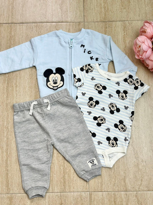 Disney 3pc Set "Mickey Mouse Blue"