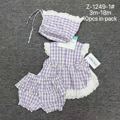 Gingham Summer Set Violet