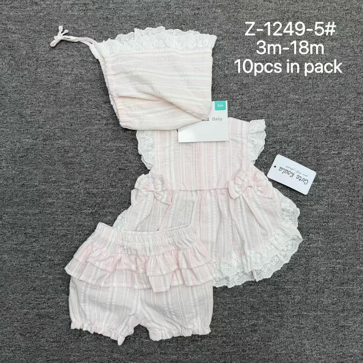 Gingham Summer Set Light Pink