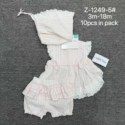 Gingham Summer Set Light Pink