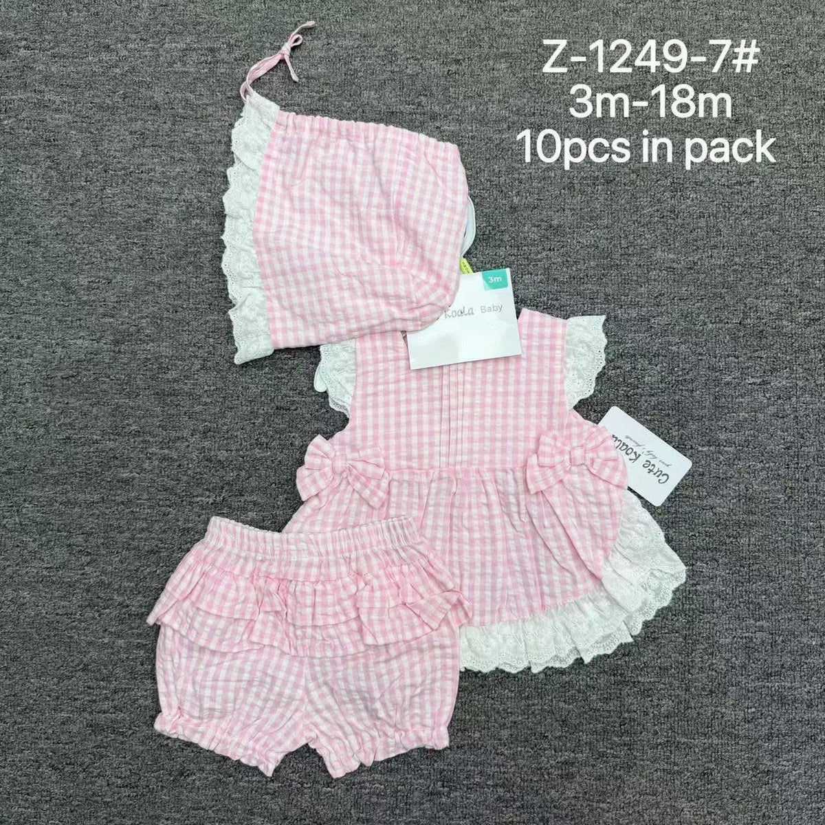 Gingham Summer Set Pink