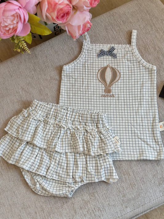 Cottoli 2pc Ruffles Set (with issue, SALE)