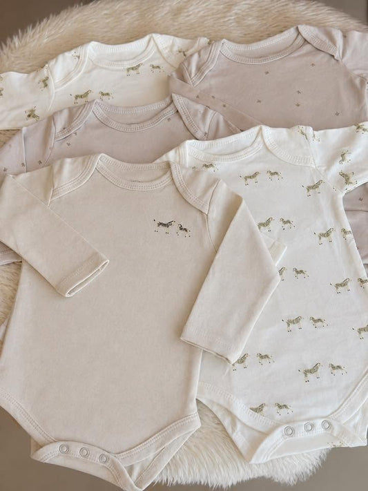 Mamas and Papas 5pc Long Sleeves Onesie
